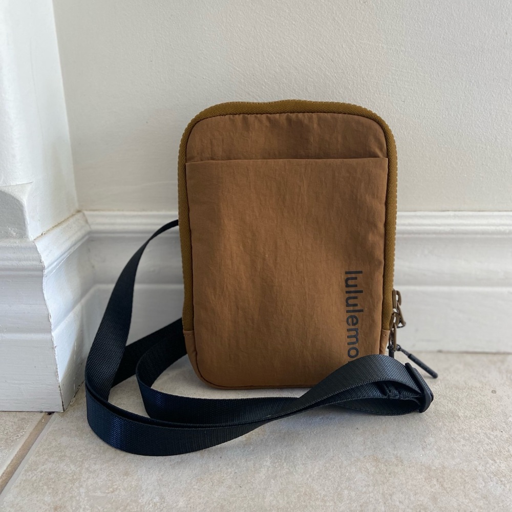 Lululemon Easy Access Brown Crossbody Bag